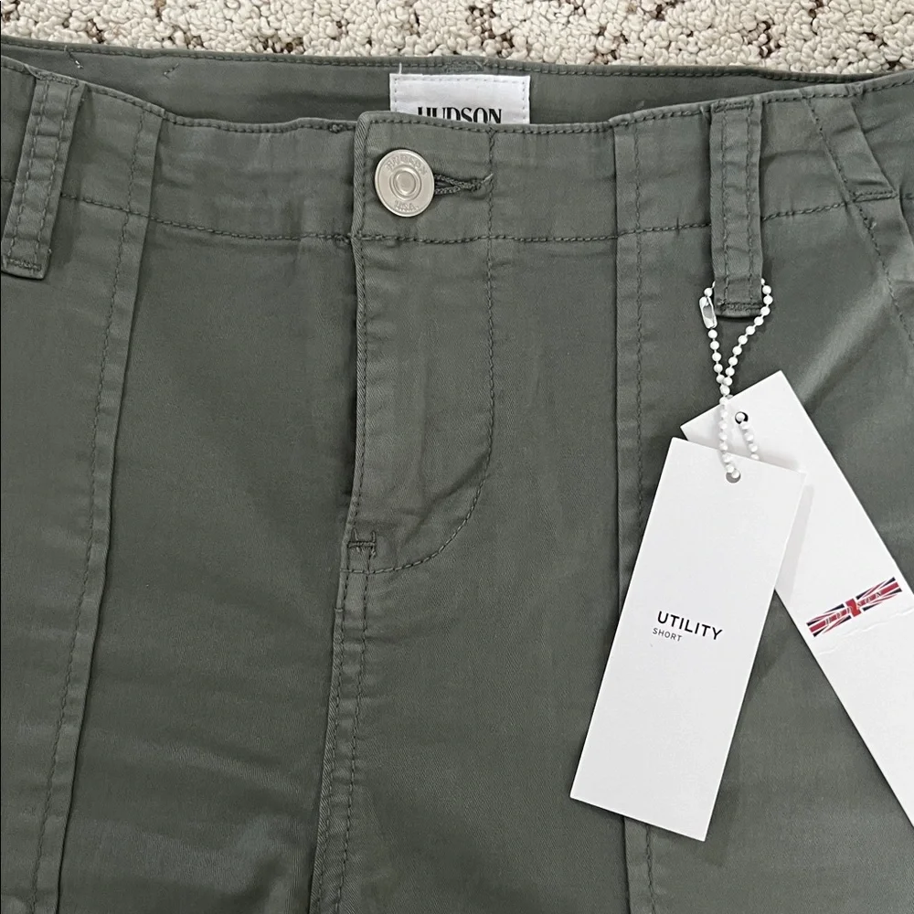 Hudson Jeans Olive Cargo Shorts NWT - Picture 3 of 6